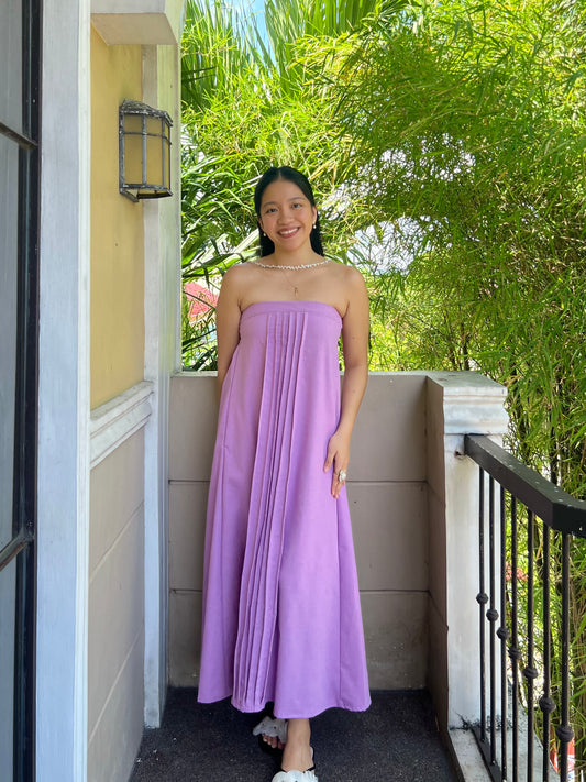 Lime Dress in Lavender