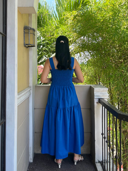 Psalm Dress in Blue