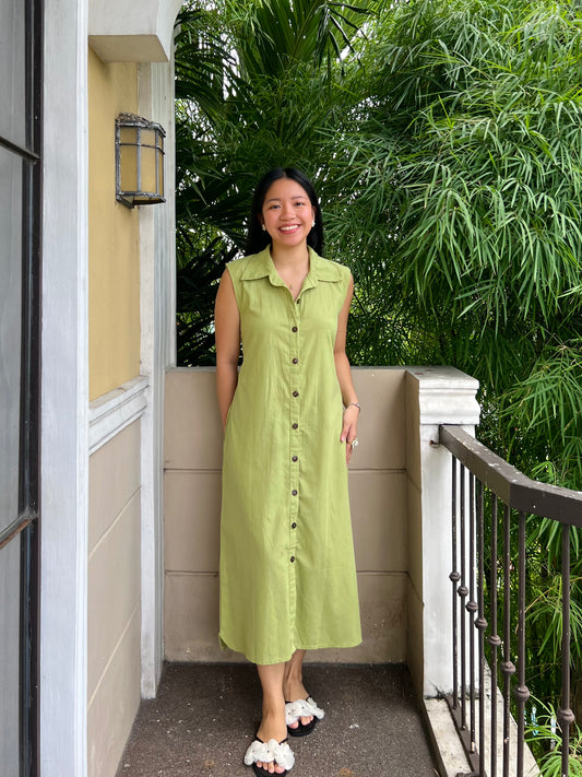 Arizona Dress in Apple Green