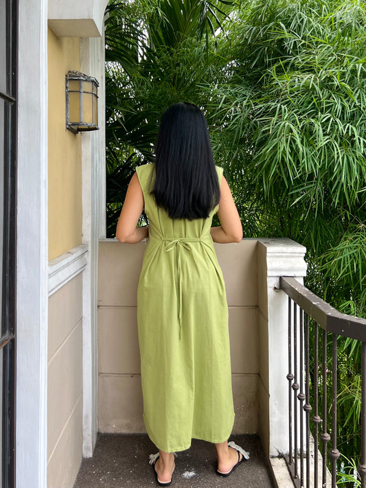 Arizona Dress in Apple Green