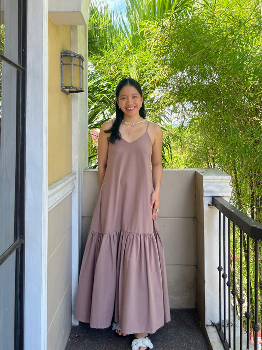 Elysees Dress in Oat