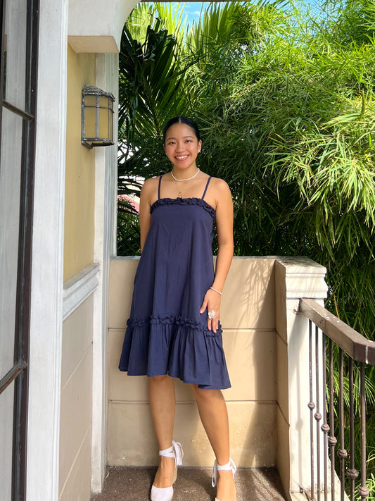 Daylight Dress in Navy Blue