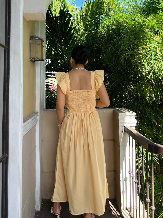 Ribeauvillé Dress in Yellow