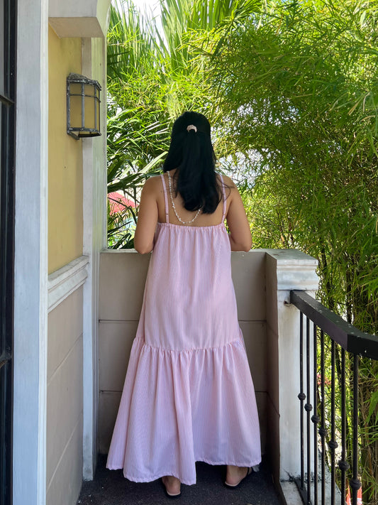 Elysees Dress in Stripes 024