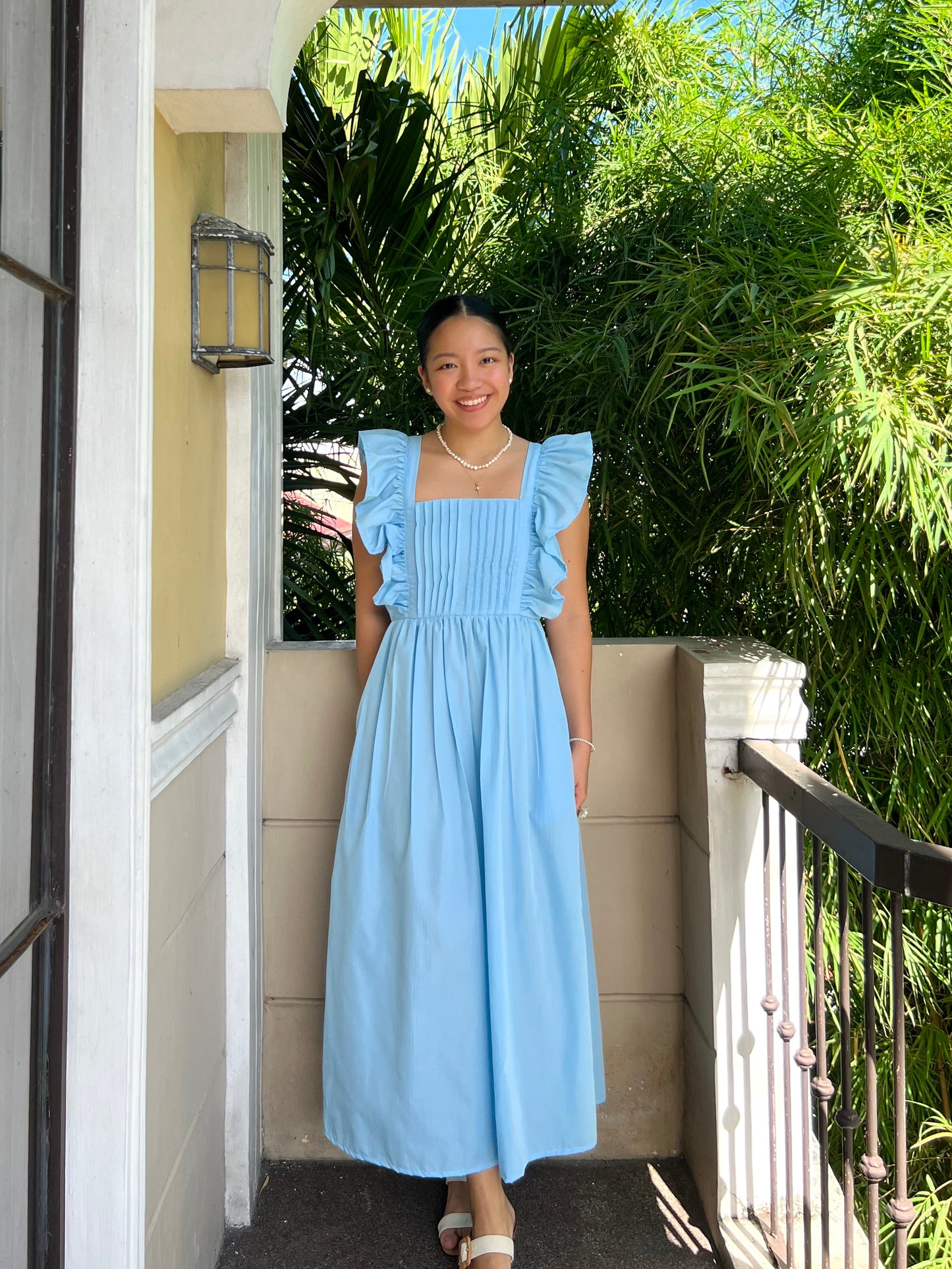 Ribeauvillé Dress in Sky Blue