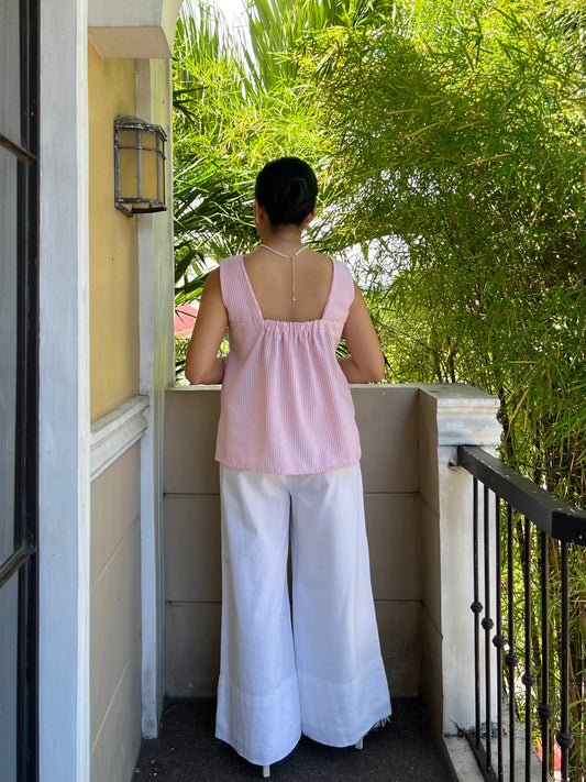 Cherry Top in Stripes 024