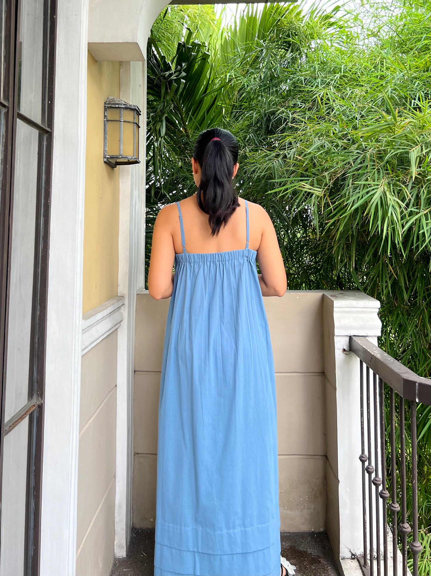 Faith Dress in French Blue