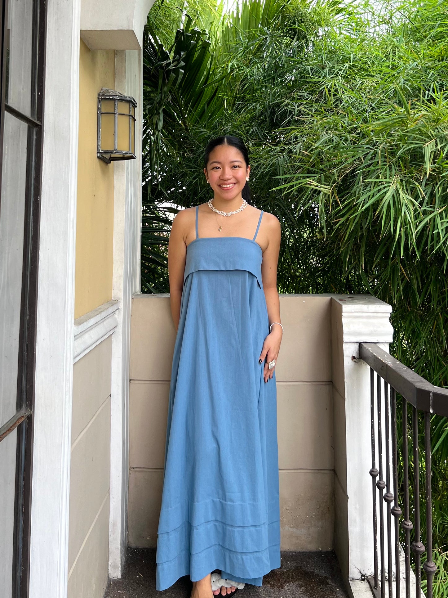 Faith Dress in French Blue