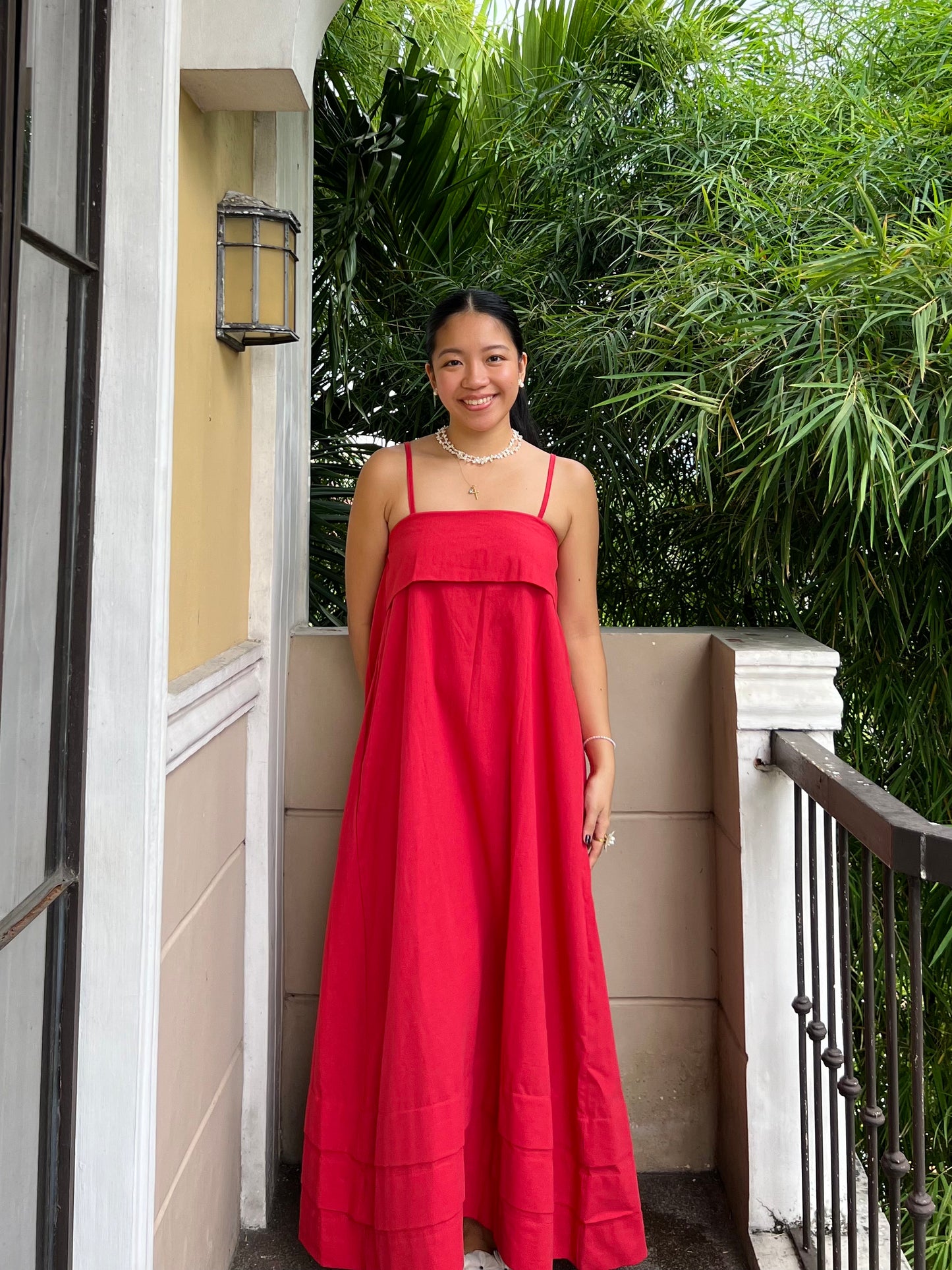 Faith Dress in Red