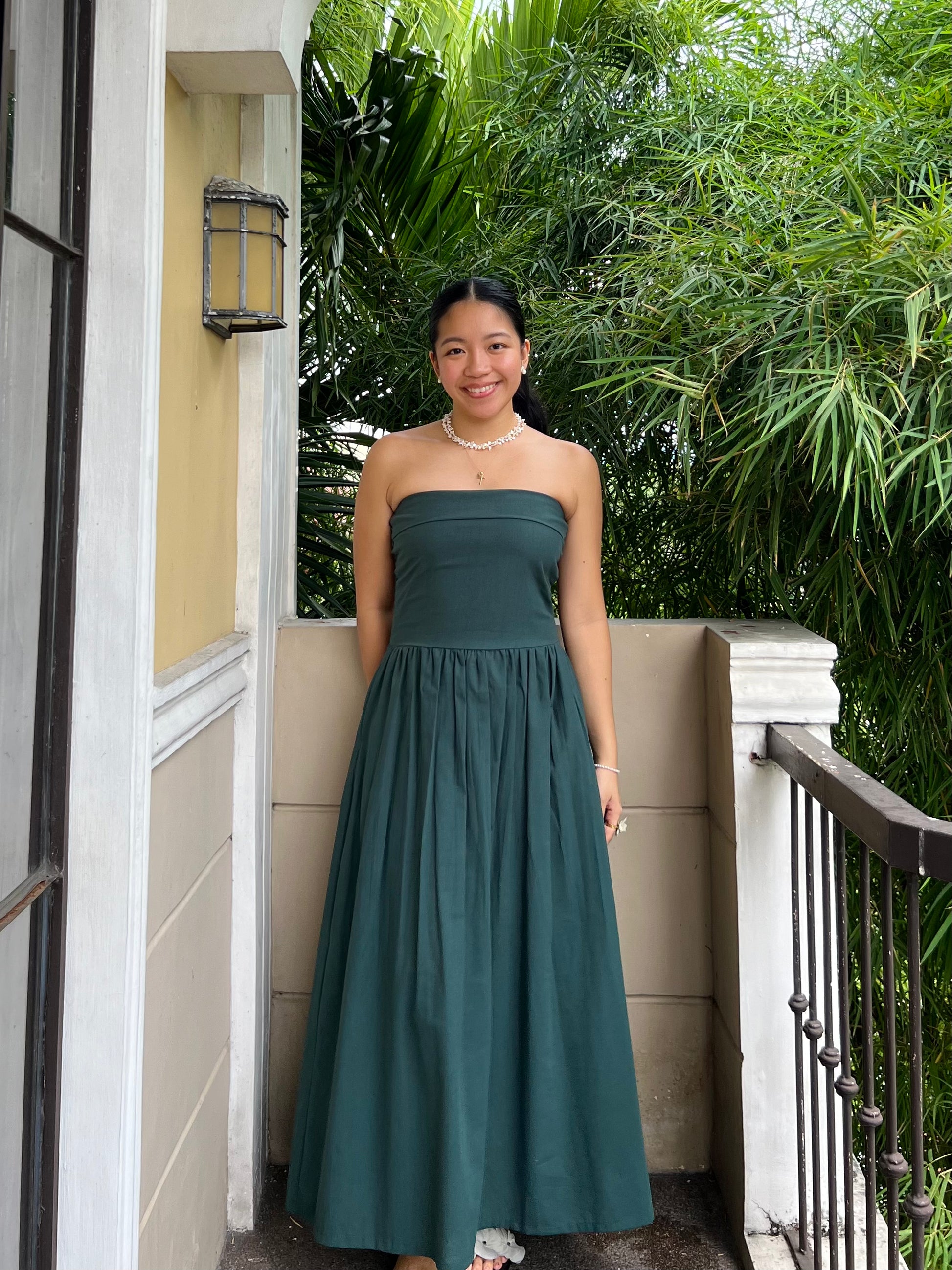 castleton green dress LUCINDA PADDED FLUTTER SLEEVE MIDAXI DRESS (CASTLETON GREEN)