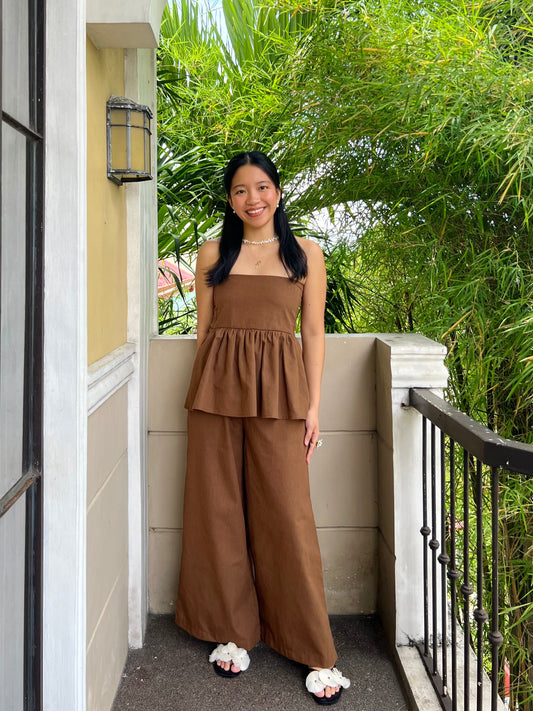 Corinth Set in Dark Brown