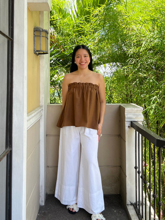 Eve Top in Dark Brown