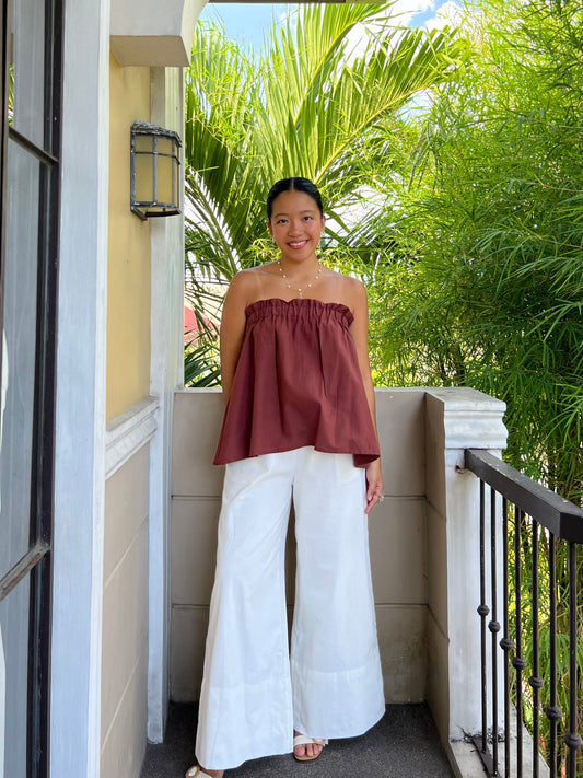 Eve Top in Chestnut