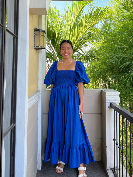 Florence Dress in Blue