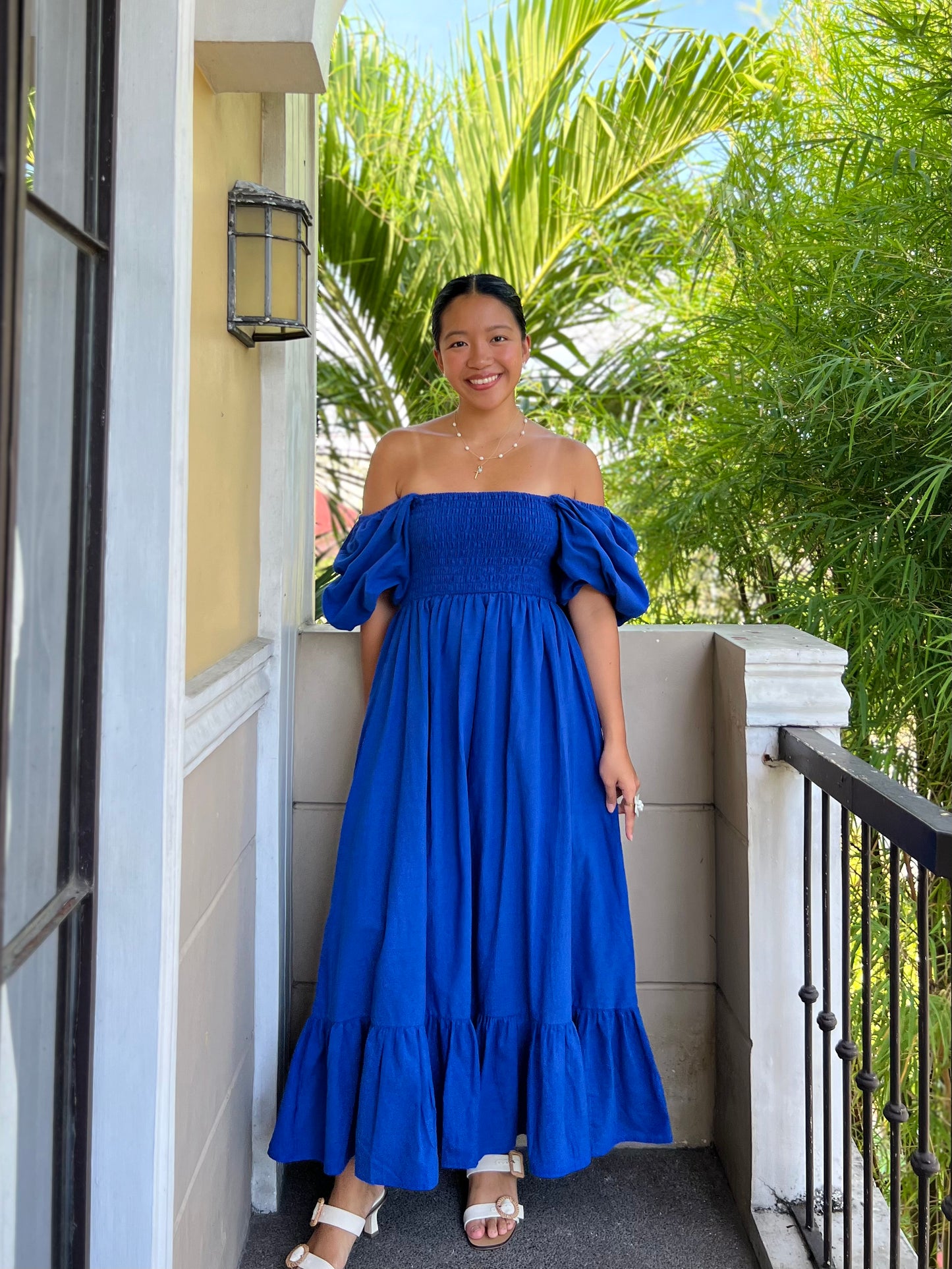 Florence Dress in Blue