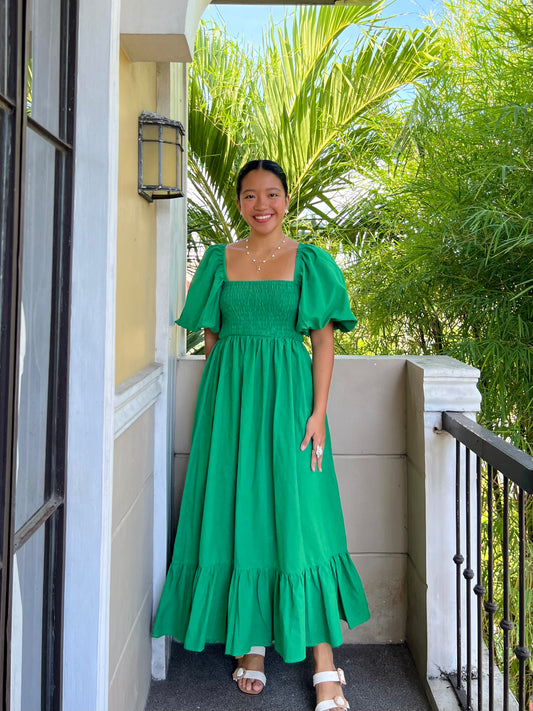Florence Dress in Green