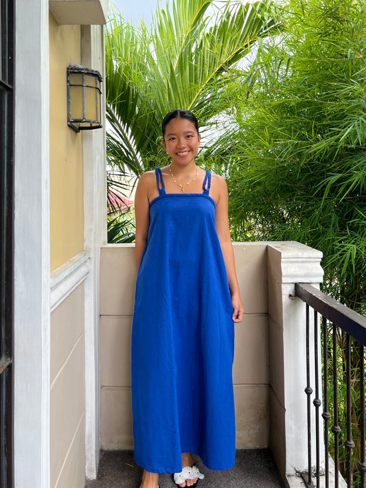 Montpellier Dress in Blue
