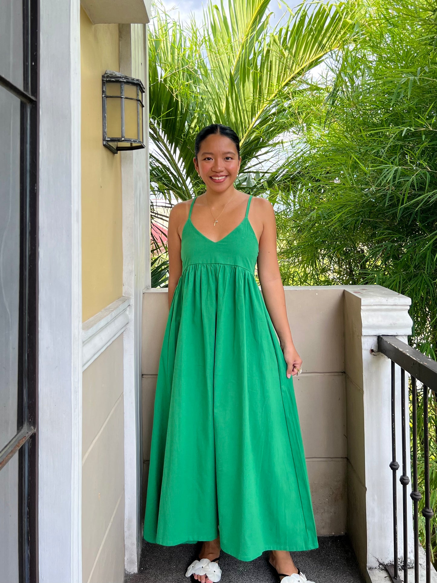 Tuscany Dress in Green