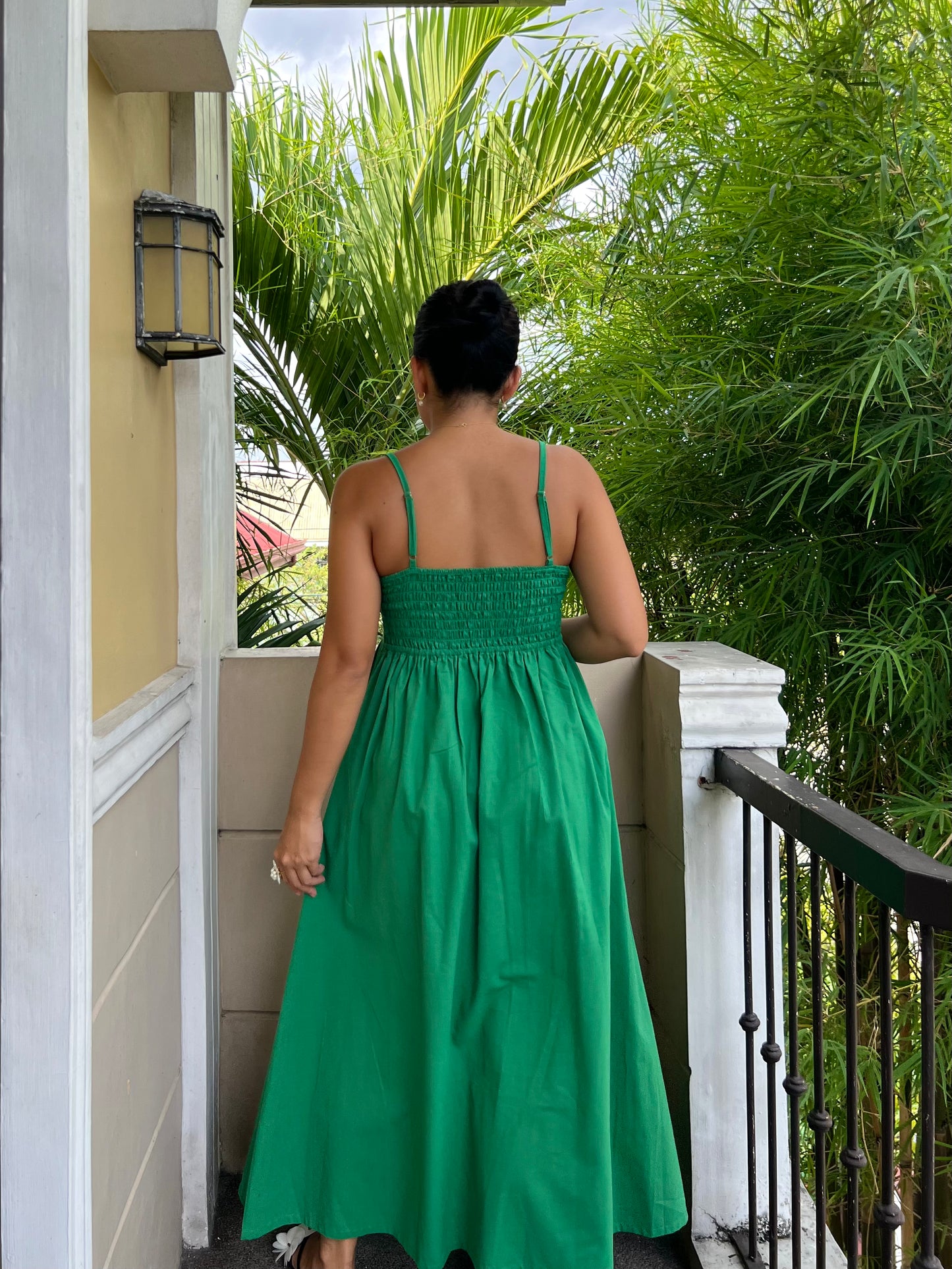 Tuscany Dress in Green