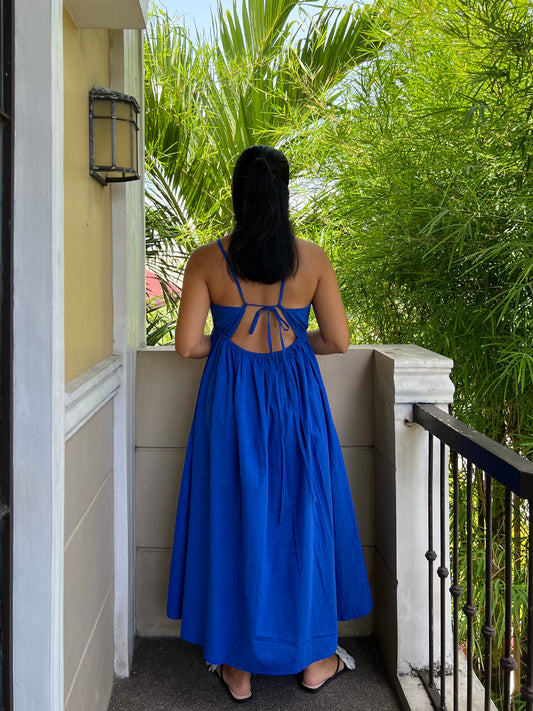 Versai Dress in Blue