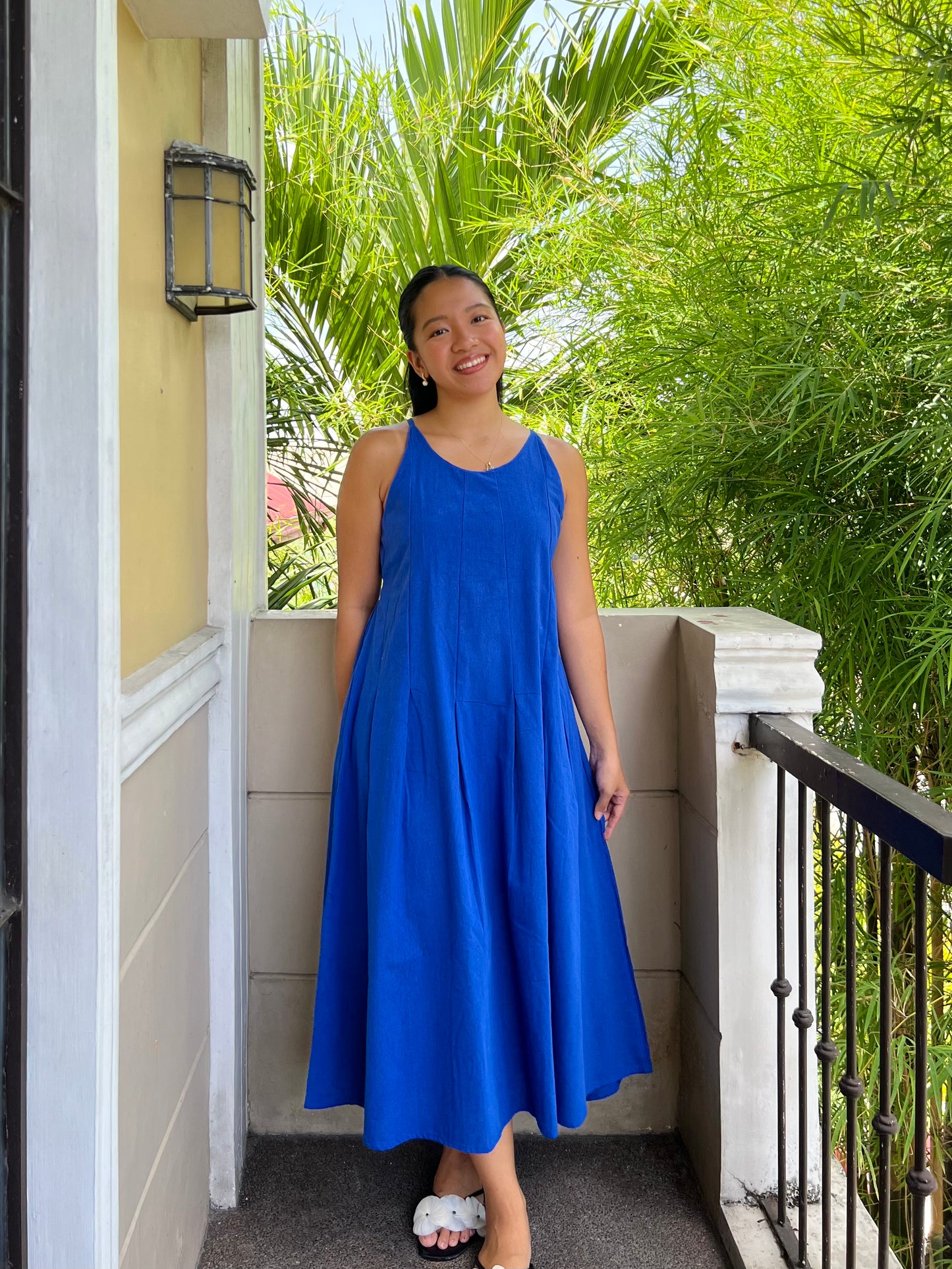 Versai Dress in Blue