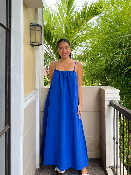 Limoncello Dress in Blue