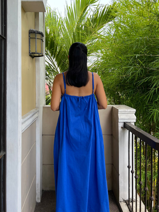 Limoncello Dress in Blue