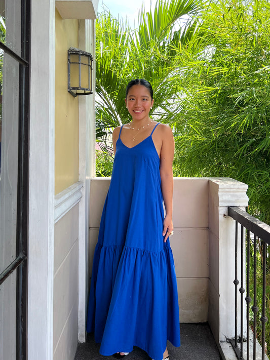 Elysees Dress in Blue