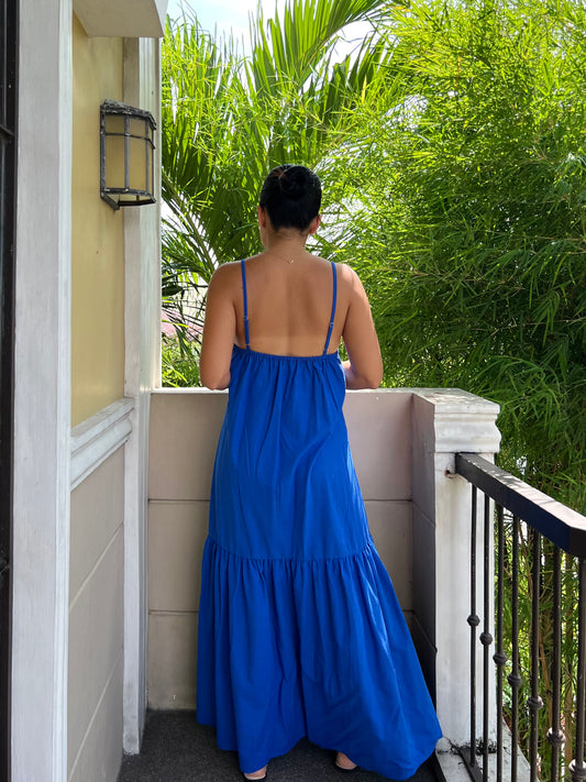 Elysees Dress in Blue