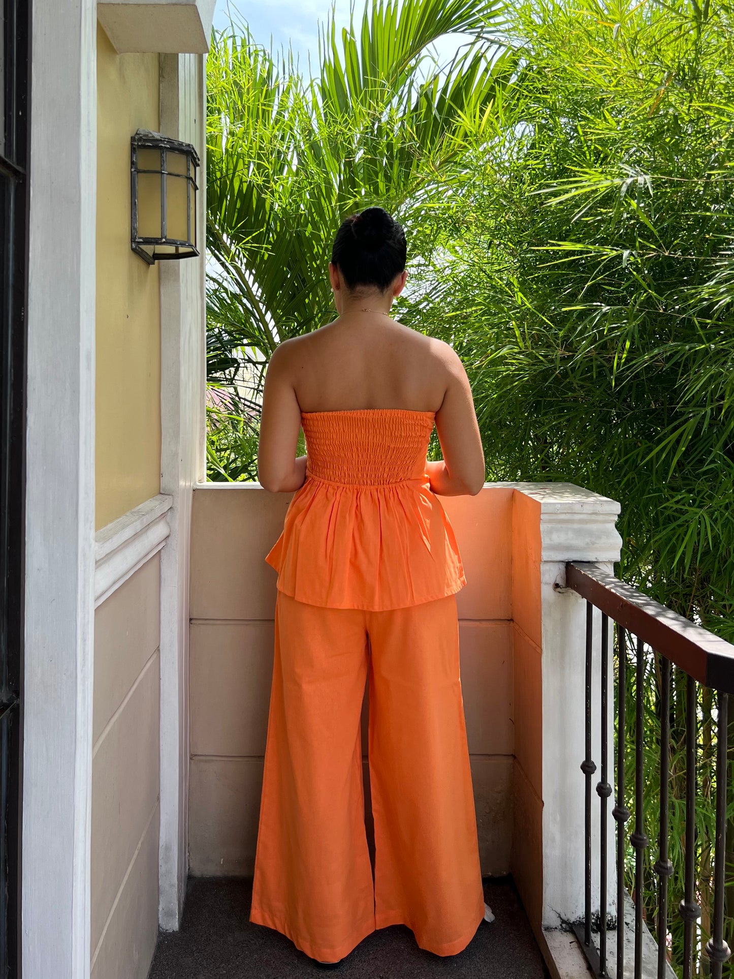 Corinth Set in Tangerine