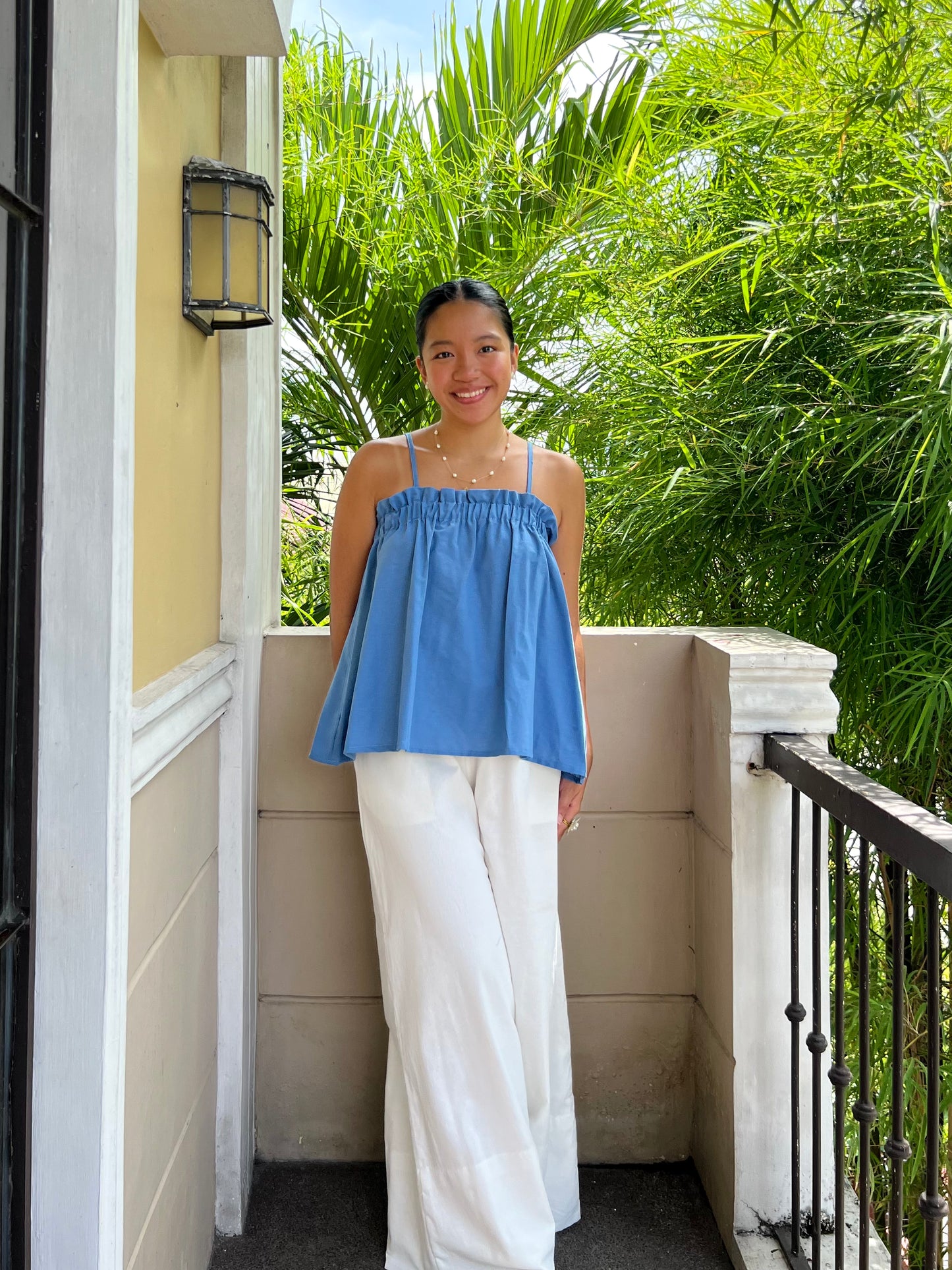 Eve Top in French Blue