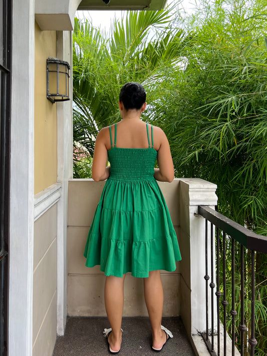 Capri Dress in Green