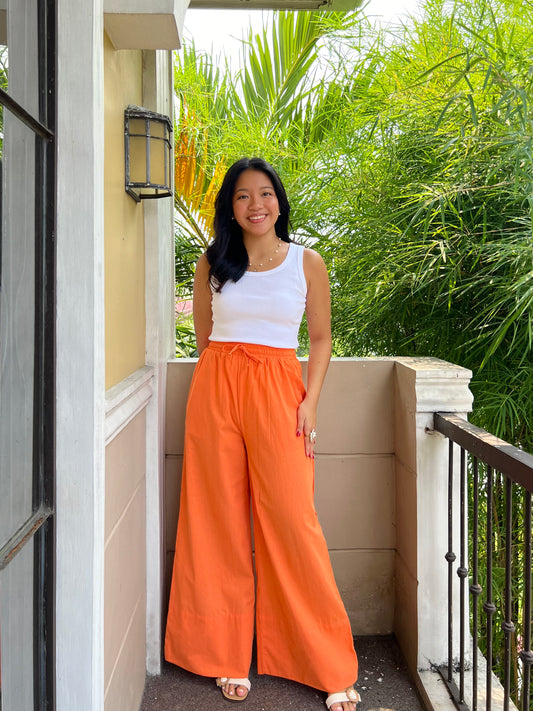 Barcelona Pants in Tangerine