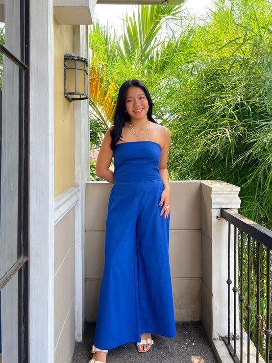 Palazzo Jumpsuit in Blue