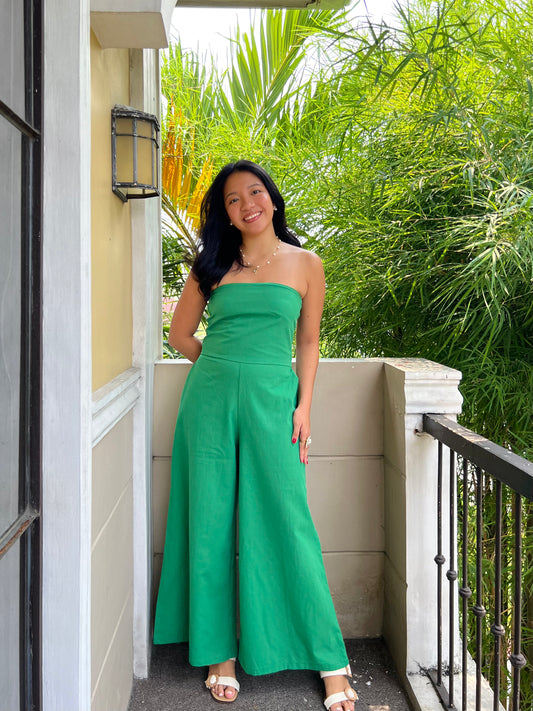 Palazzo Jumpsuit in Green