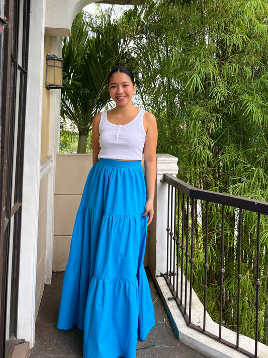 Willow Skirt in Cerulean