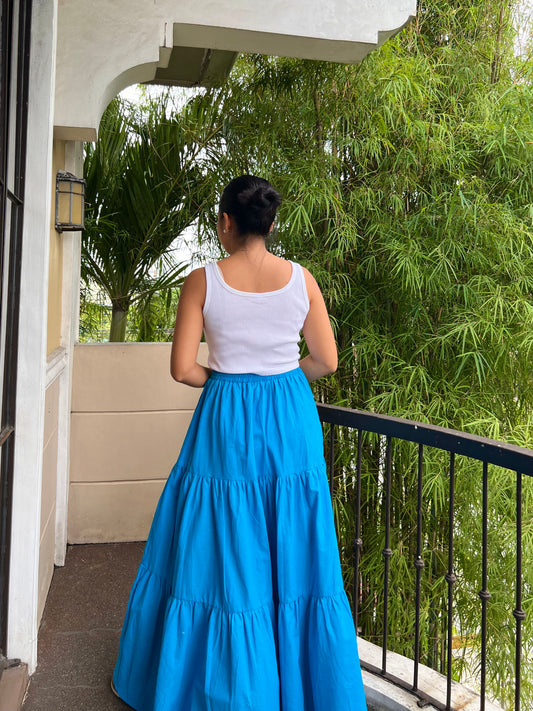 Willow Skirt in Cerulean