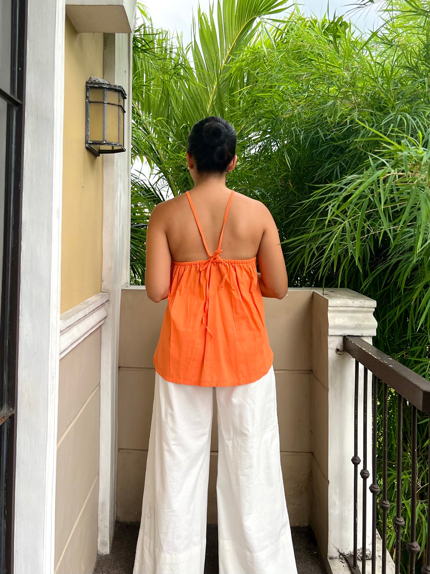 Atrani Top in Tangerine