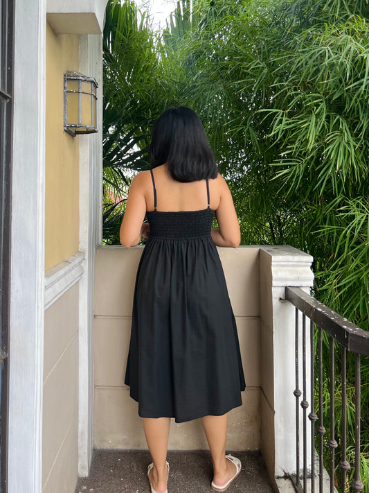 Palm Springs Dress in Black