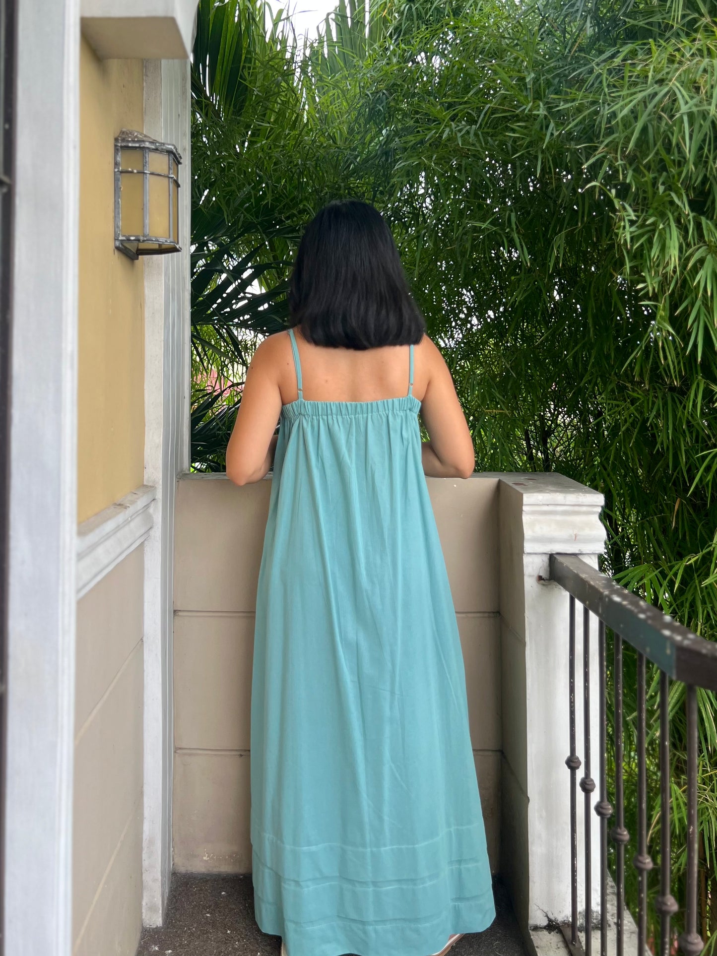 Faith Dress in Aquamarine