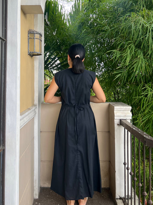 Coronado Dress in Black