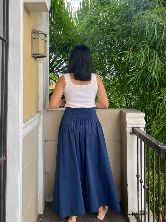 Temecula Skirt in Navy Blue