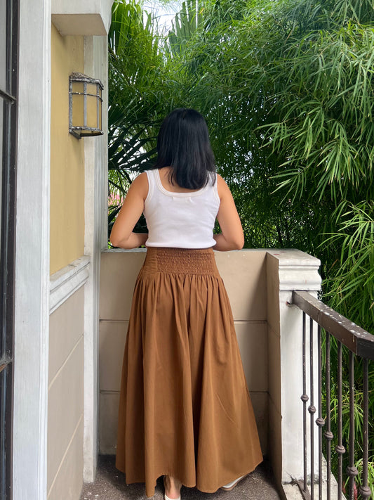 Temecula Skirt in Dark Brown