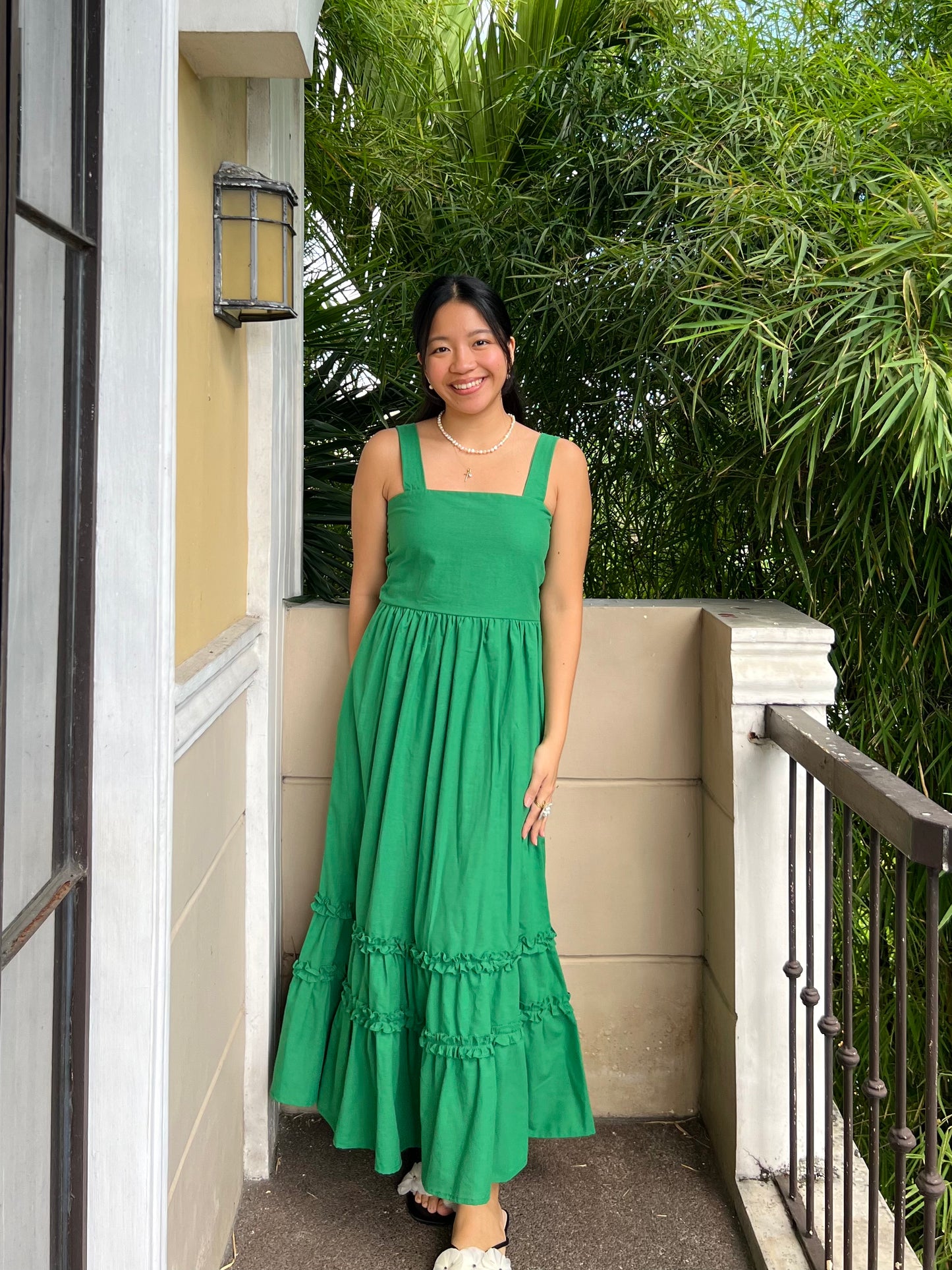 Gratitude Dress in Green