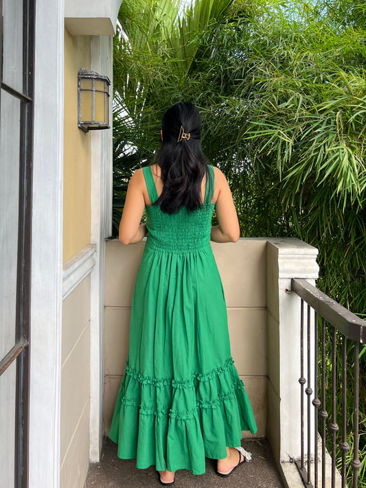 Gratitude Dress in Green