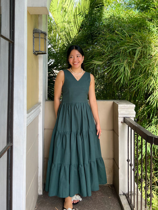 Riviera Dress in Castleton Green