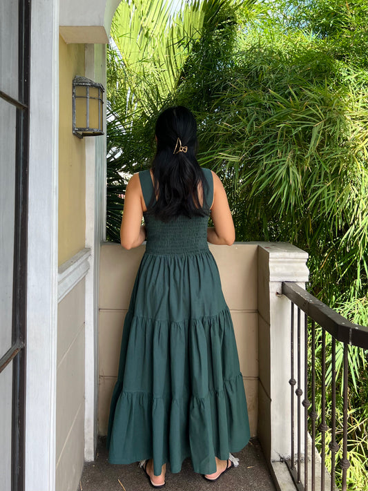 Riviera Dress in Castleton Green