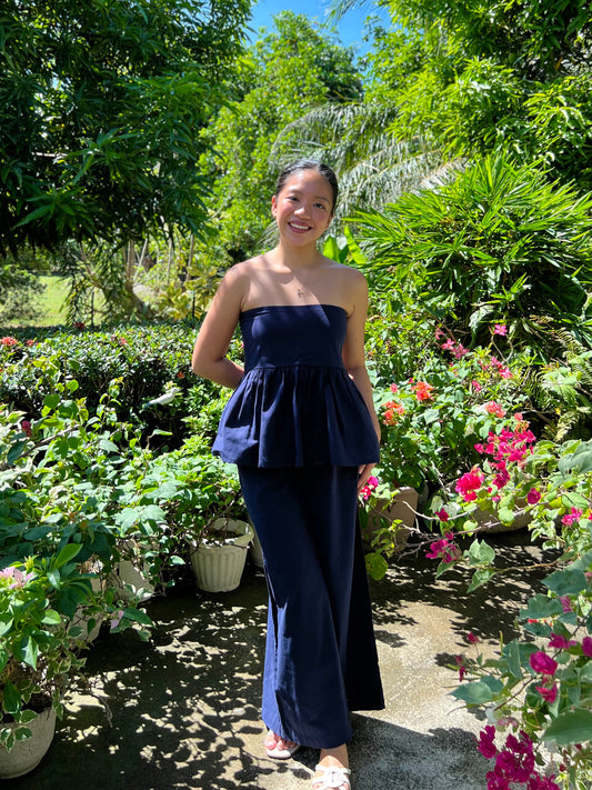 Corinth Set in Navy Blue