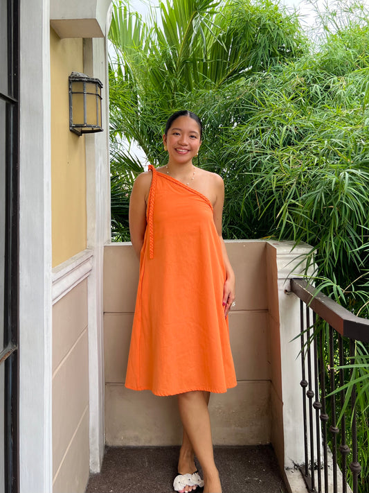 Scottsdale Dress in Tangerine