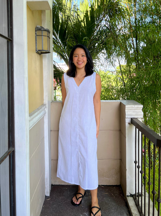 Courage Reversible Dress in Stripes 012 with Lining